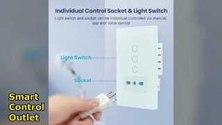 Smart Wifi Switch Socket Italy Voice Control