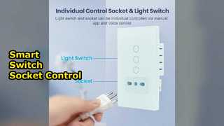 Smart Italian Wifi Switch With Socket Voice Control