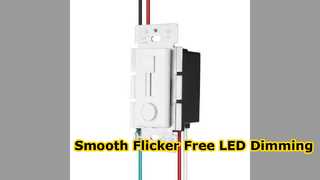 Flicker Free 12V LED Touch Dimmer Switch for Strip Lights